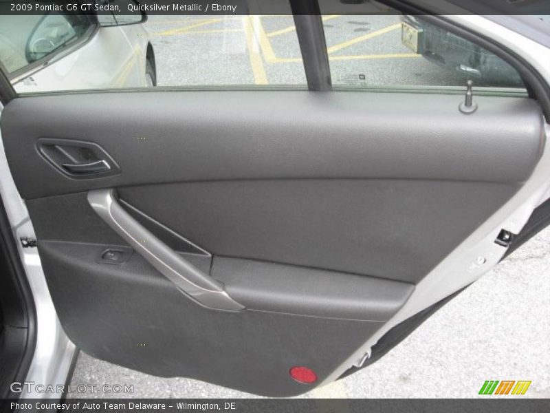 Quicksilver Metallic / Ebony 2009 Pontiac G6 GT Sedan
