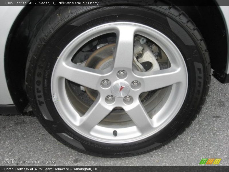 Quicksilver Metallic / Ebony 2009 Pontiac G6 GT Sedan
