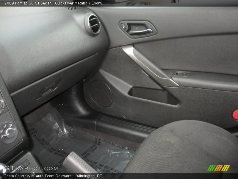 Quicksilver Metallic / Ebony 2009 Pontiac G6 GT Sedan