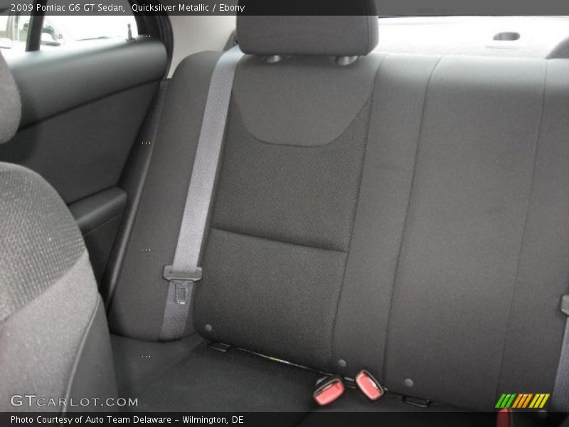 Quicksilver Metallic / Ebony 2009 Pontiac G6 GT Sedan