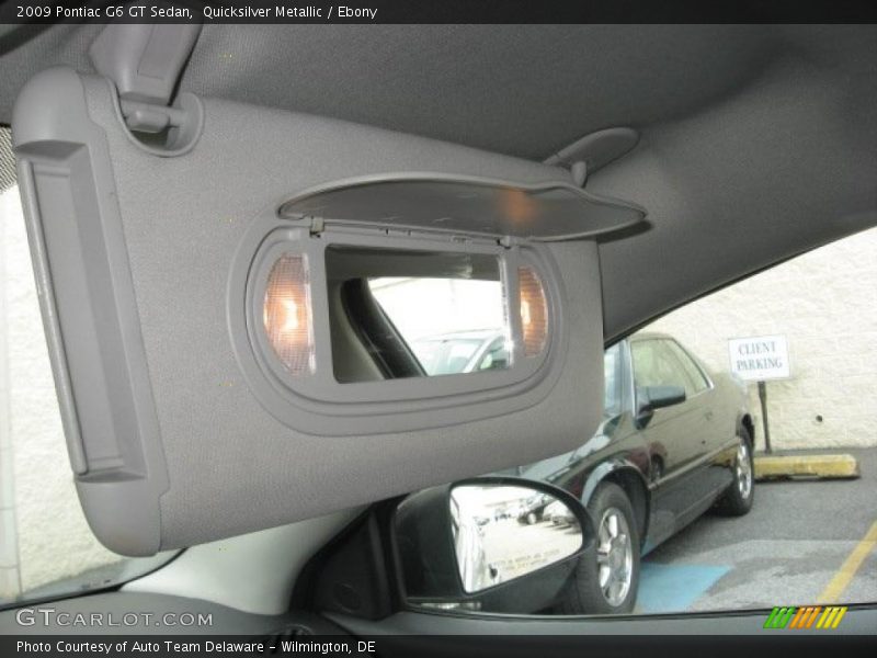 Quicksilver Metallic / Ebony 2009 Pontiac G6 GT Sedan