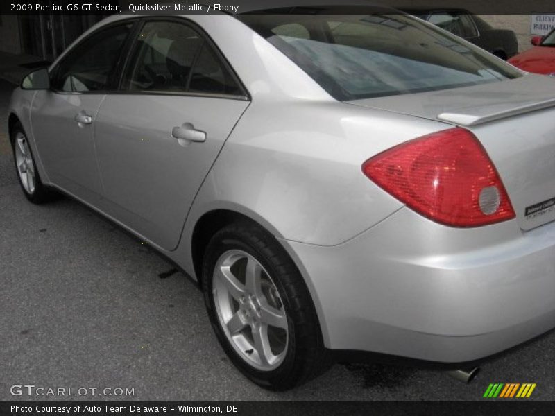 Quicksilver Metallic / Ebony 2009 Pontiac G6 GT Sedan