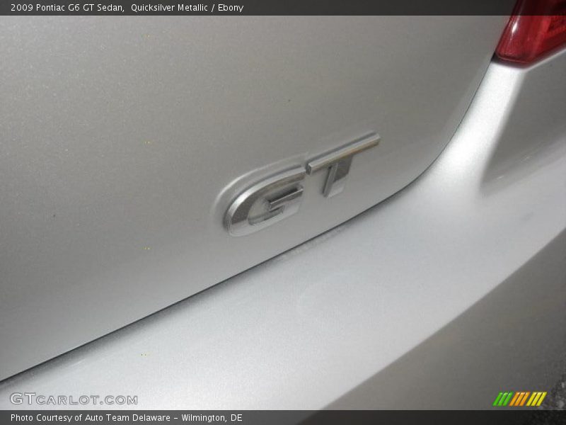 Quicksilver Metallic / Ebony 2009 Pontiac G6 GT Sedan