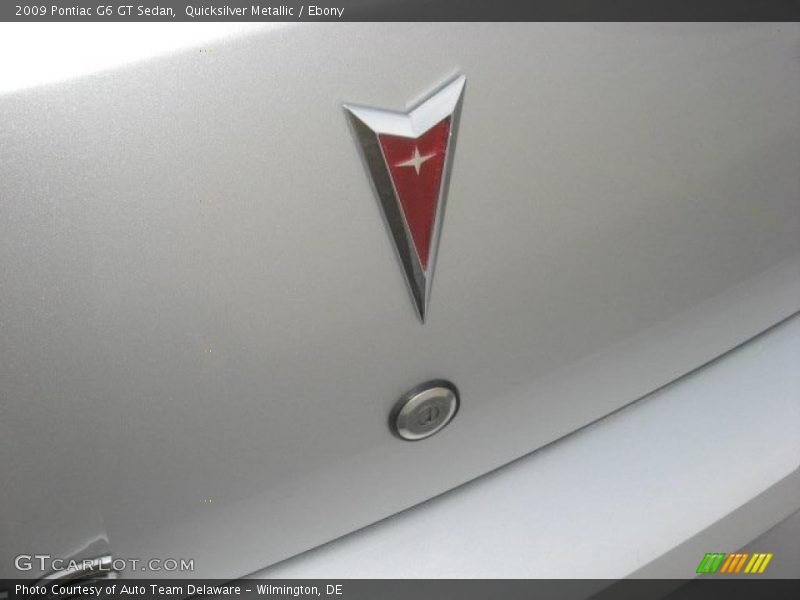 Quicksilver Metallic / Ebony 2009 Pontiac G6 GT Sedan
