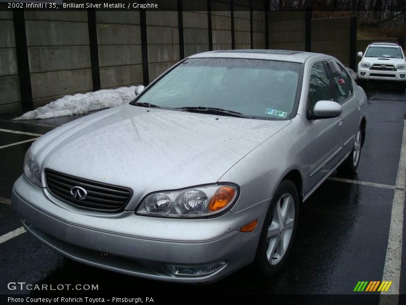 Brilliant Silver Metallic / Graphite 2002 Infiniti I 35