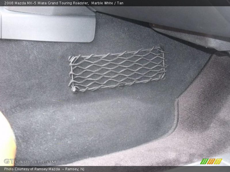Marble White / Tan 2008 Mazda MX-5 Miata Grand Touring Roadster