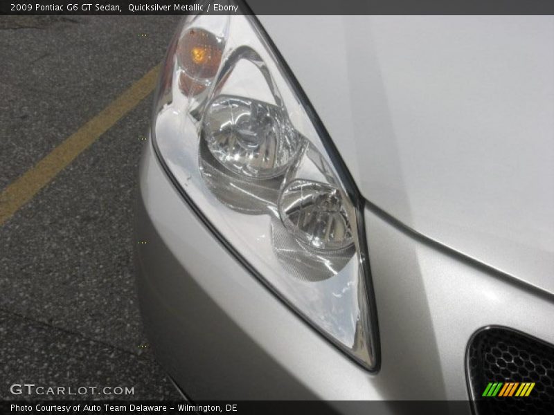 Quicksilver Metallic / Ebony 2009 Pontiac G6 GT Sedan