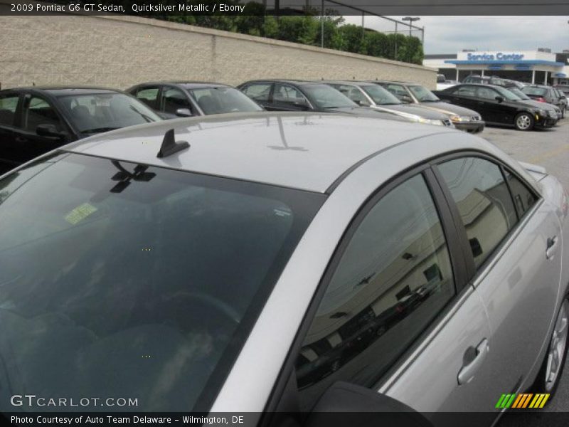 Quicksilver Metallic / Ebony 2009 Pontiac G6 GT Sedan