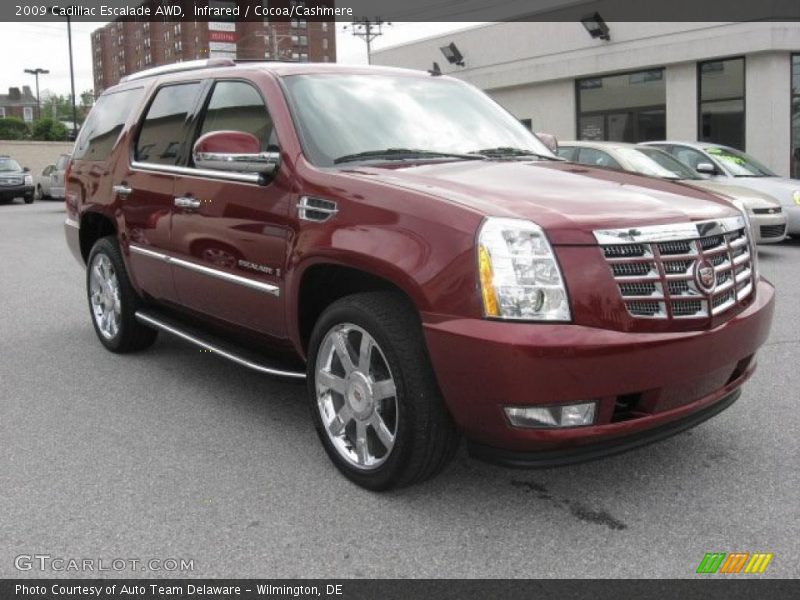 Infrared / Cocoa/Cashmere 2009 Cadillac Escalade AWD