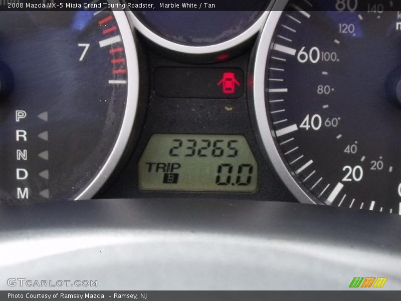 Marble White / Tan 2008 Mazda MX-5 Miata Grand Touring Roadster
