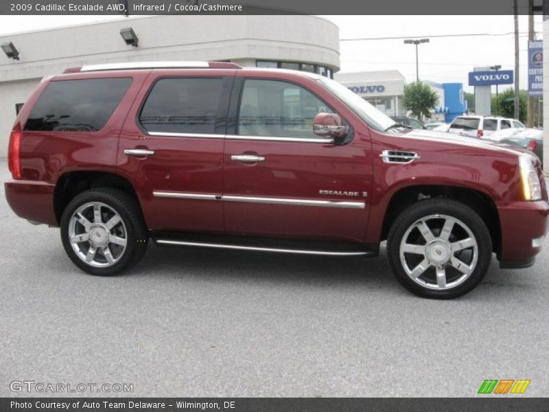 Infrared / Cocoa/Cashmere 2009 Cadillac Escalade AWD