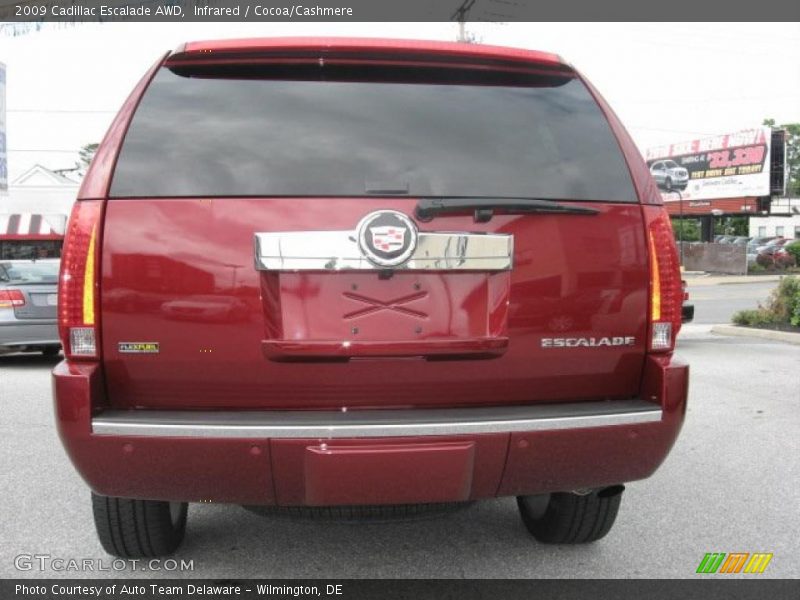 Infrared / Cocoa/Cashmere 2009 Cadillac Escalade AWD