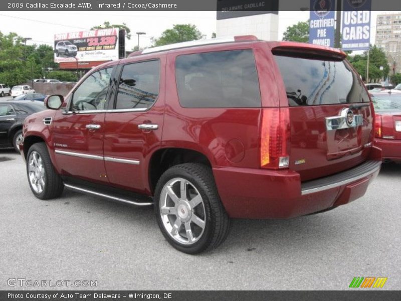 Infrared / Cocoa/Cashmere 2009 Cadillac Escalade AWD