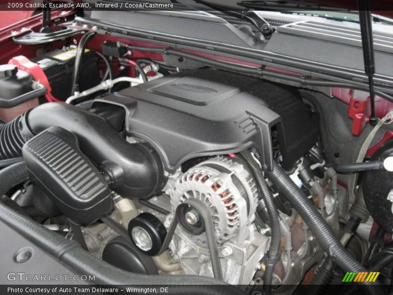 Infrared / Cocoa/Cashmere 2009 Cadillac Escalade AWD