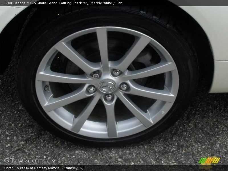 Marble White / Tan 2008 Mazda MX-5 Miata Grand Touring Roadster