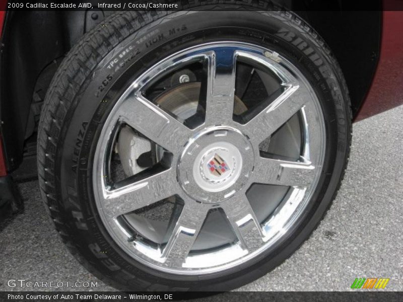 Infrared / Cocoa/Cashmere 2009 Cadillac Escalade AWD