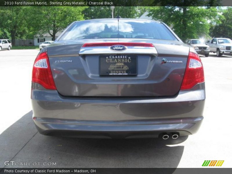 Sterling Grey Metallic / Charcoal Black 2010 Ford Fusion Hybrid