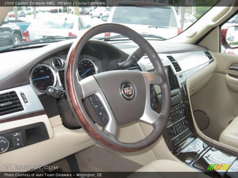 Infrared / Cocoa/Cashmere 2009 Cadillac Escalade AWD