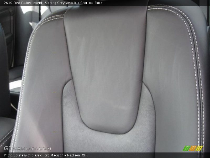 Sterling Grey Metallic / Charcoal Black 2010 Ford Fusion Hybrid