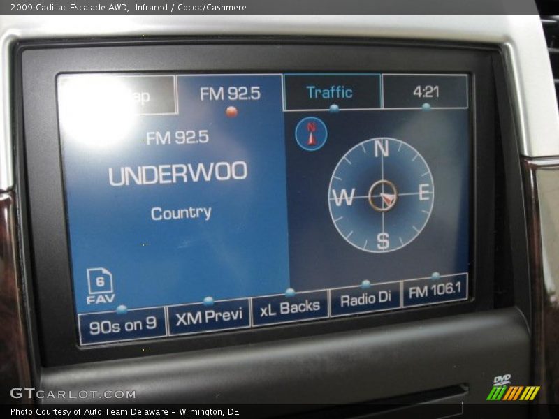 Infrared / Cocoa/Cashmere 2009 Cadillac Escalade AWD