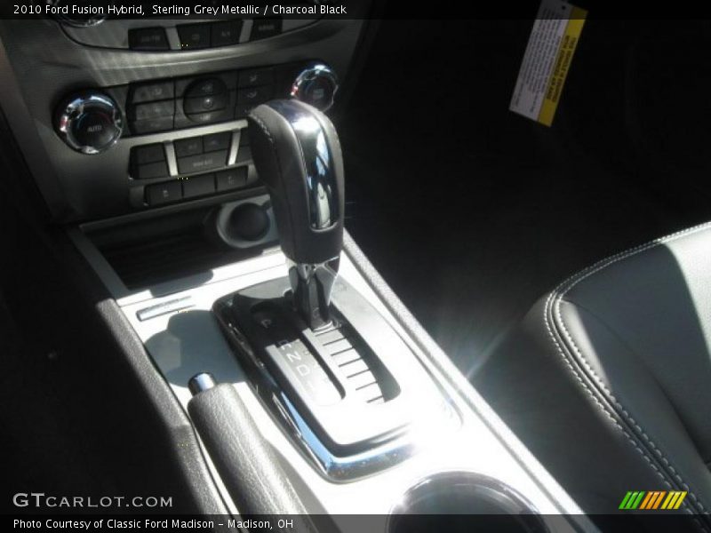 Sterling Grey Metallic / Charcoal Black 2010 Ford Fusion Hybrid