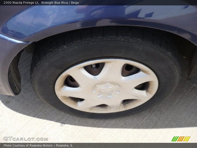 Midnight Blue Mica / Beige 2000 Mazda Protege LX