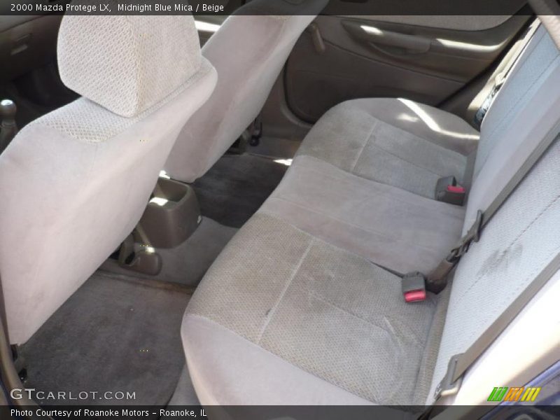 Midnight Blue Mica / Beige 2000 Mazda Protege LX