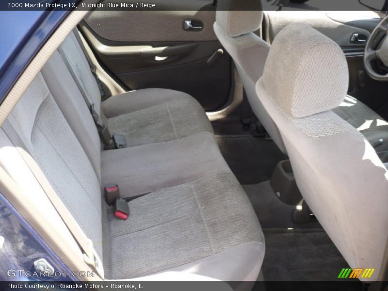 Midnight Blue Mica / Beige 2000 Mazda Protege LX