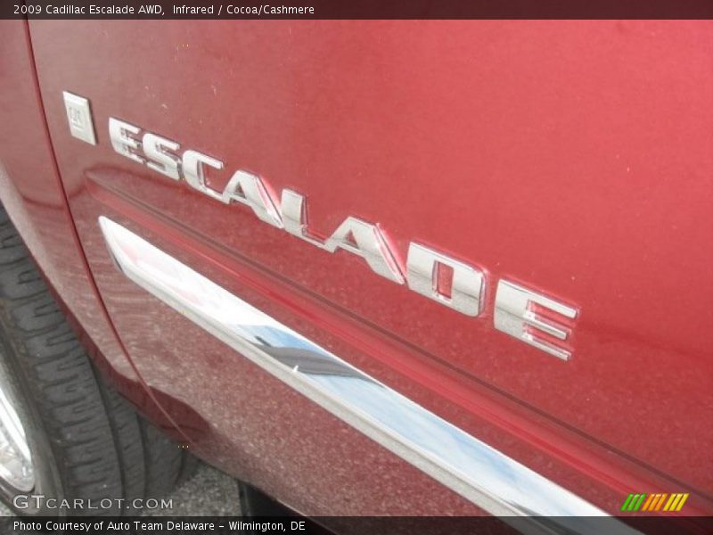 Infrared / Cocoa/Cashmere 2009 Cadillac Escalade AWD