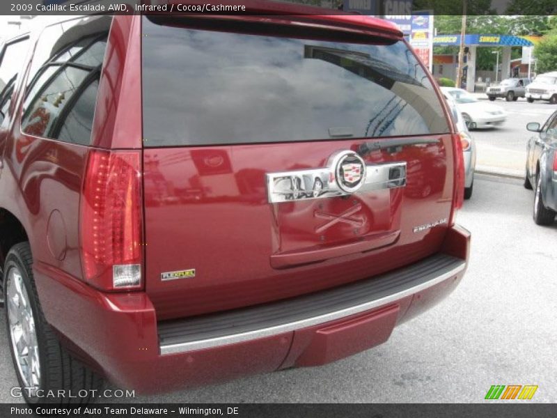 Infrared / Cocoa/Cashmere 2009 Cadillac Escalade AWD