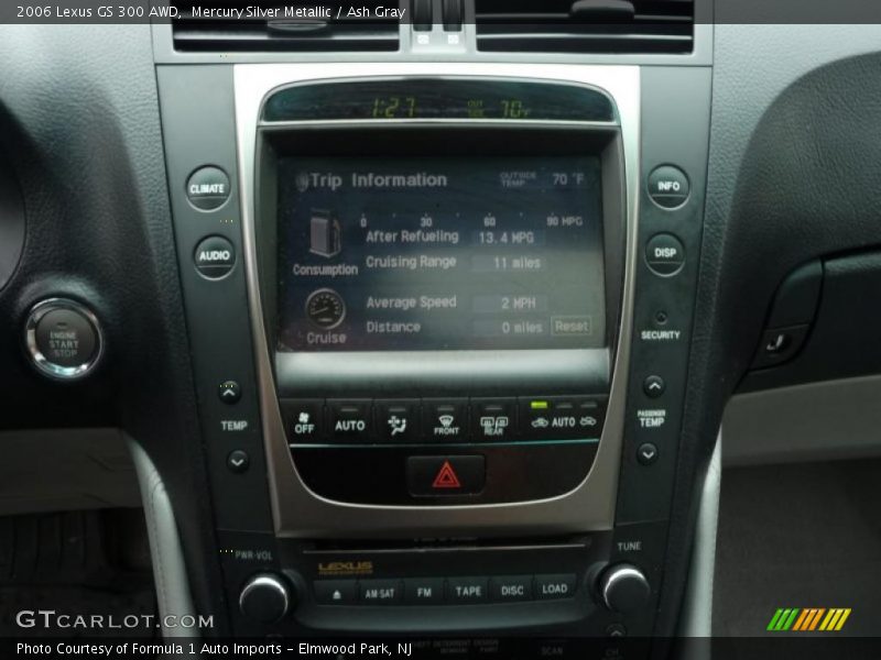 Mercury Silver Metallic / Ash Gray 2006 Lexus GS 300 AWD