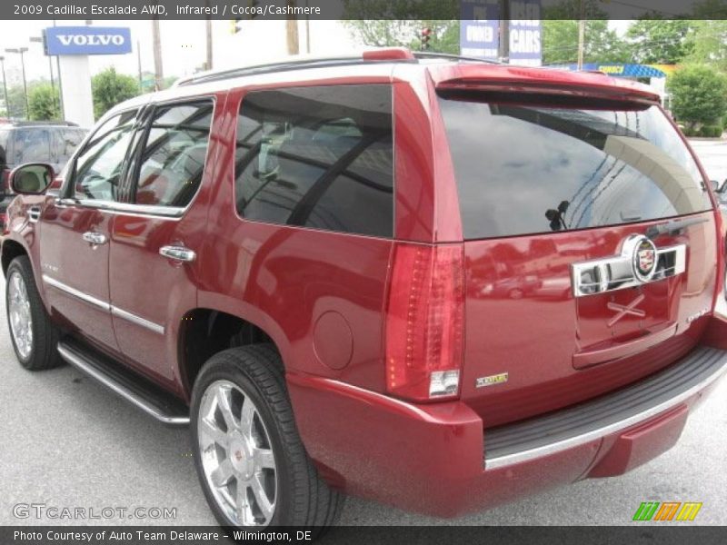 Infrared / Cocoa/Cashmere 2009 Cadillac Escalade AWD