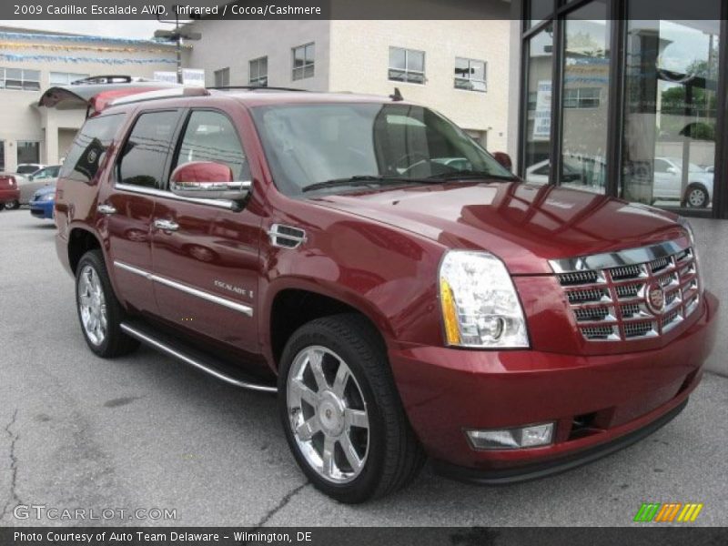 Infrared / Cocoa/Cashmere 2009 Cadillac Escalade AWD