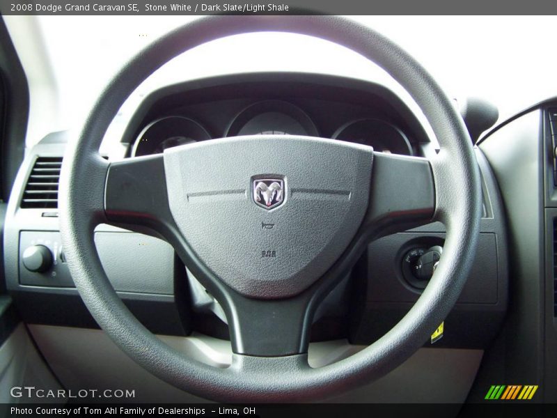 Stone White / Dark Slate/Light Shale 2008 Dodge Grand Caravan SE