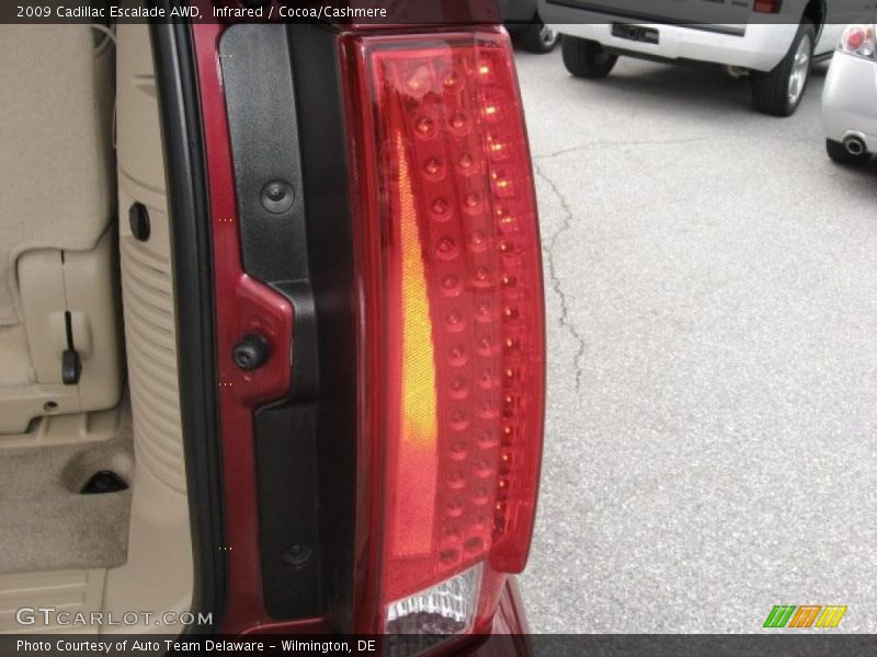 Infrared / Cocoa/Cashmere 2009 Cadillac Escalade AWD