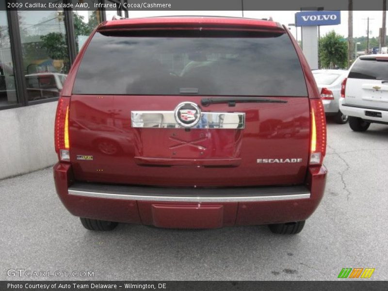 Infrared / Cocoa/Cashmere 2009 Cadillac Escalade AWD