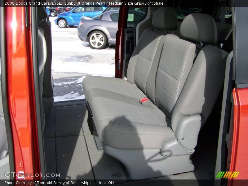 Sunburst Orange Pearl / Medium Slate Gray/Light Shale 2008 Dodge Grand Caravan SE