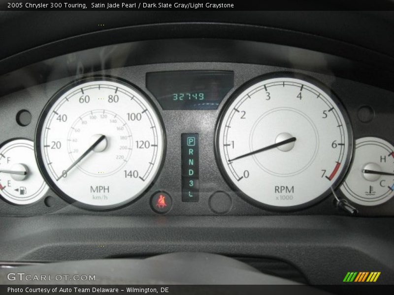 Satin Jade Pearl / Dark Slate Gray/Light Graystone 2005 Chrysler 300 Touring