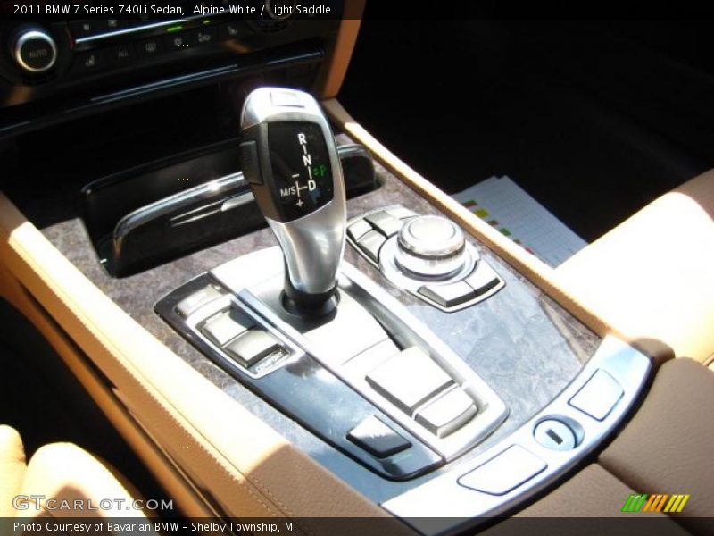 Alpine White / Light Saddle 2011 BMW 7 Series 740Li Sedan