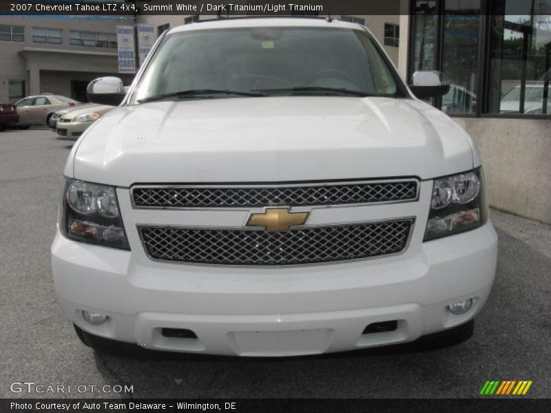Summit White / Dark Titanium/Light Titanium 2007 Chevrolet Tahoe LTZ 4x4