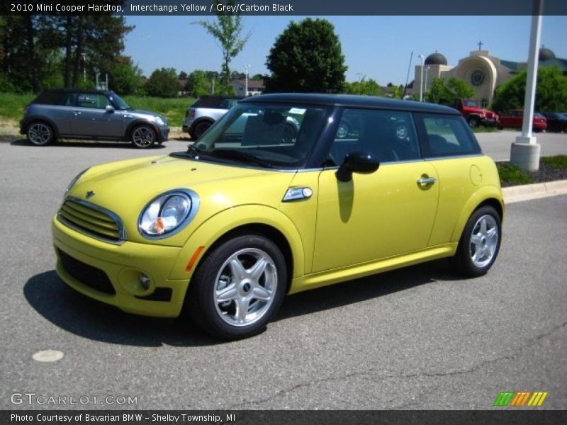 Interchange Yellow / Grey/Carbon Black 2010 Mini Cooper Hardtop