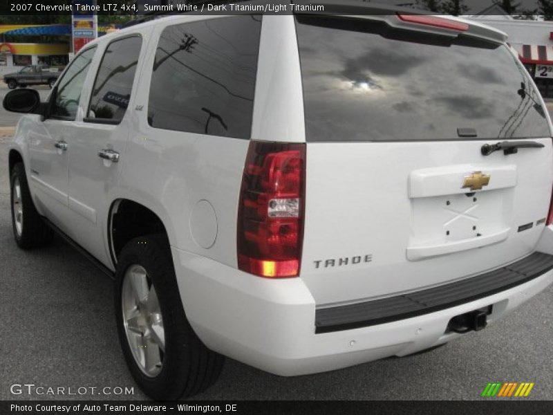 Summit White / Dark Titanium/Light Titanium 2007 Chevrolet Tahoe LTZ 4x4