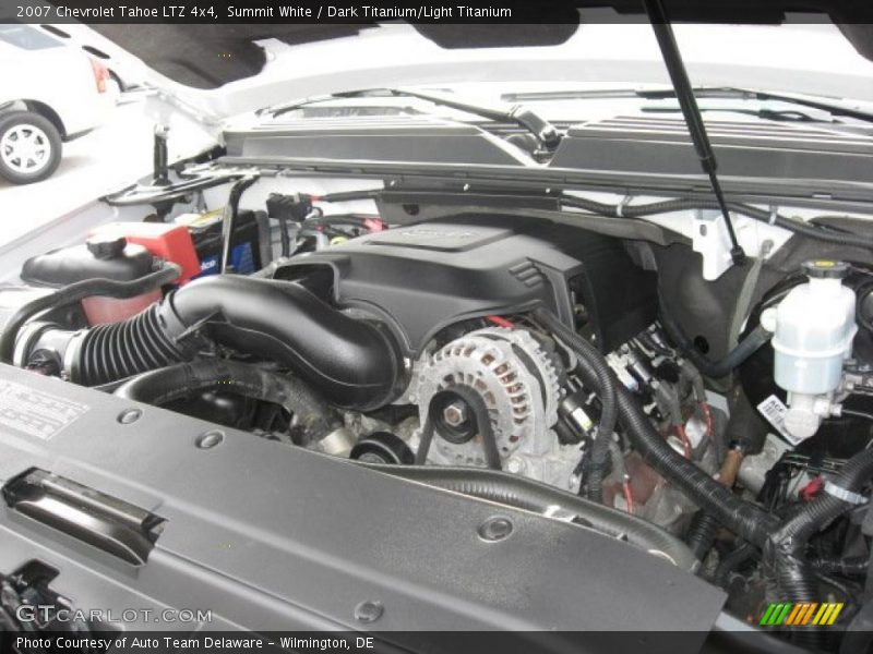Summit White / Dark Titanium/Light Titanium 2007 Chevrolet Tahoe LTZ 4x4