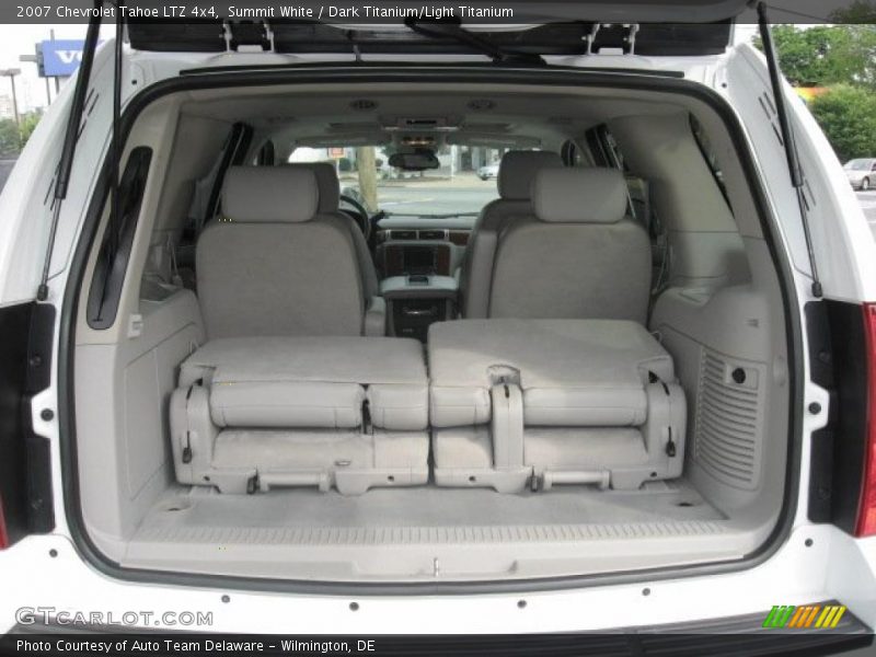 Summit White / Dark Titanium/Light Titanium 2007 Chevrolet Tahoe LTZ 4x4