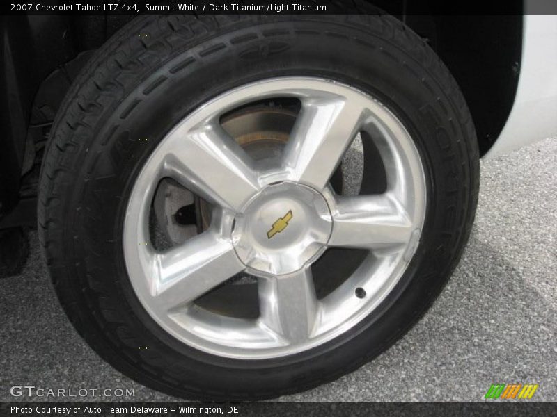 Summit White / Dark Titanium/Light Titanium 2007 Chevrolet Tahoe LTZ 4x4