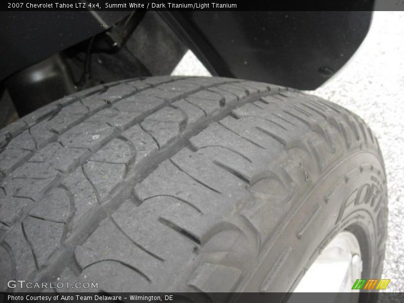 Summit White / Dark Titanium/Light Titanium 2007 Chevrolet Tahoe LTZ 4x4