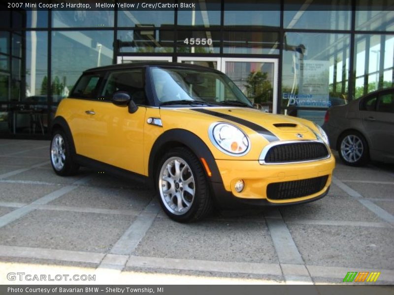 Mellow Yellow / Grey/Carbon Black 2007 Mini Cooper S Hardtop