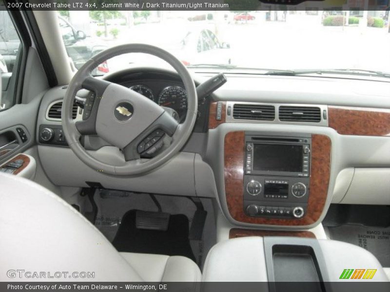 Summit White / Dark Titanium/Light Titanium 2007 Chevrolet Tahoe LTZ 4x4