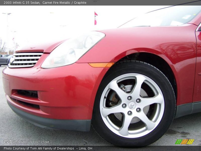 Garnet Fire Metallic / Graphite 2003 Infiniti G 35 Sedan