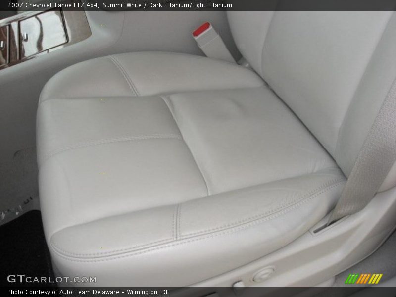 Summit White / Dark Titanium/Light Titanium 2007 Chevrolet Tahoe LTZ 4x4